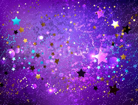 Purple Background with Stars – Crella