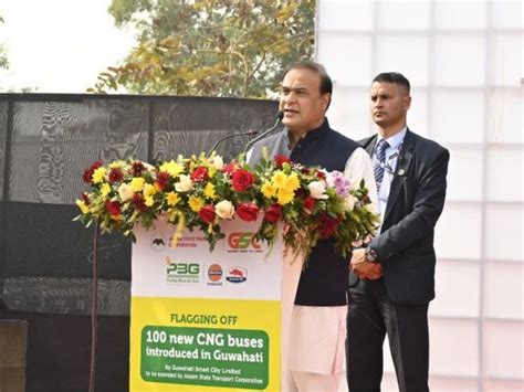 Assam CM Himanta Biswa Sarma inaugurates Guwahati’s first CNG fuel station