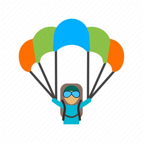 Chute, glider, jumping, parachute, paragliding, sky, sports icon - Download on Iconfinder