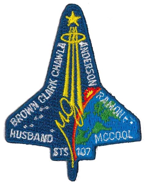 Space Shuttle Columbia STS-107 mini PATCH - NASA wholesale lot of 25 ...