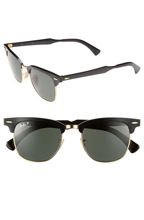 Ray-Ban 'Clubmaster - Modern Temple' Polarized Sunglasses | Nordstrom