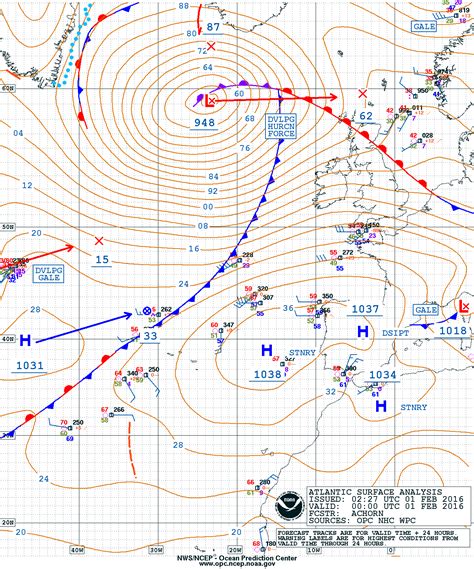 Intense Storm over Northeastern North Atlantic - Ocean Weather ...