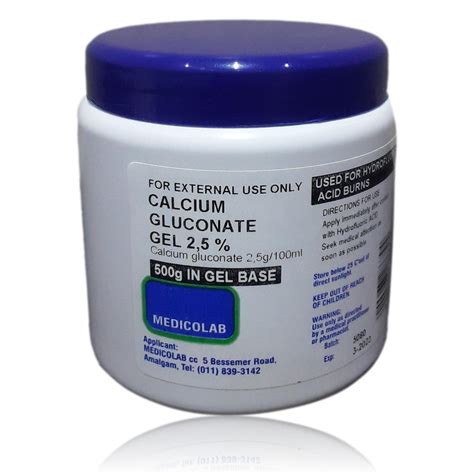 Calcium Gluconate Gel 2.5% - MedicoLab