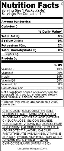 Propel Water Nutrition Facts Ingredients – Runners High Nutrition