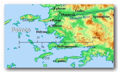 Mapa Patmos