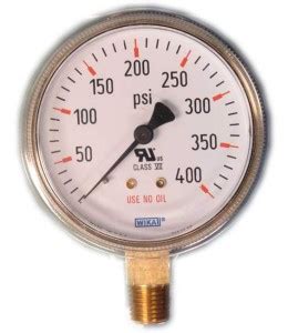 Nitrogen Gauge – 400 psi (2.5″ Face) – AERO Specialties