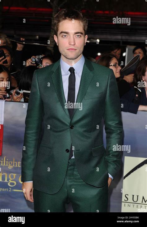 Robert Pattinson attending "The Twilight Saga: Breaking Dawn - Part 2 ...