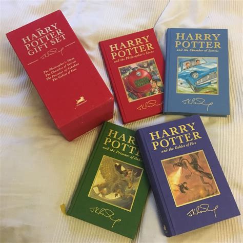 Collection of Harry Potter Deluxe Special Edition Hardback books that were each published by the ...