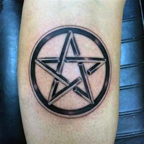 50 Pentagram Tattoo Designs For Men - Five Pointed Star Ideas