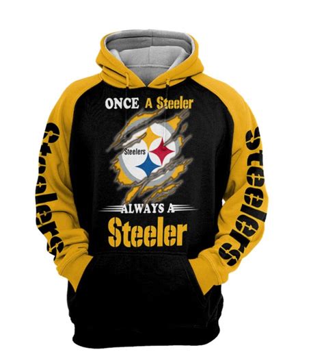 Pittsburgh Steelers Hoodie Pittsburgh Steelers Zip Hoodie | Etsy