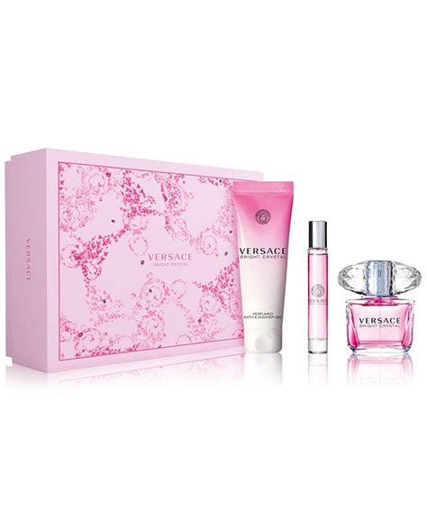 Versace Bright Crystal 3-Pc. Gift Set & Reviews - All Perfume - Beauty ...