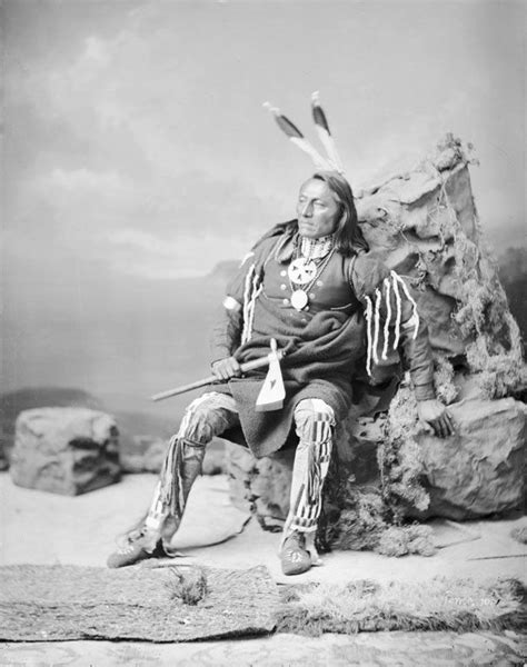 Big Chief, a man of the Ponca Tribe, 1877. No additional information ...