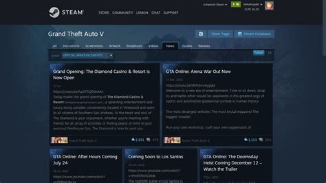 Does Steam have an account game update history log? ~ Arqade ~ TransWikia.com