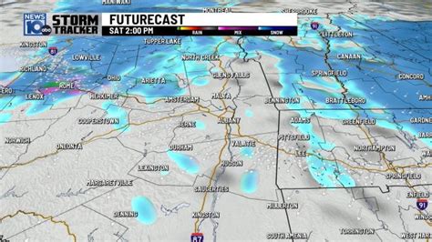 3/4/2023: Snow easing up today | NEWS10 ABC