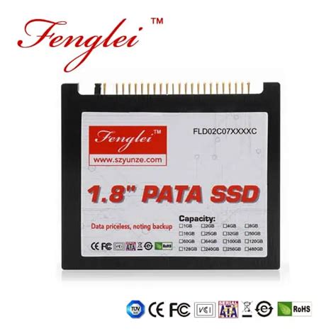 1.8inch PATA SSD - Available in Different Sizes - Yunze