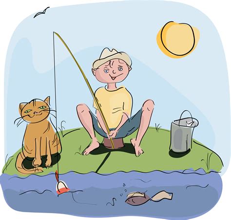 Cats clipart fishing, Picture #162274 cats clipart fishing