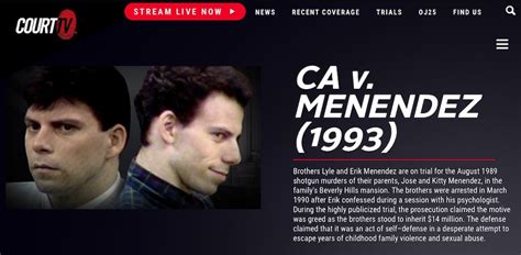 The 1993 Menendez Brothers murder trial is finally streaming online, plus I'm interviewed on ...