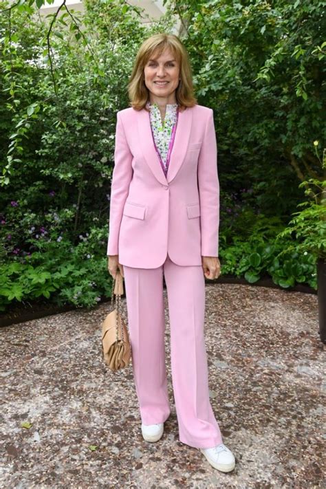 Fiona Bruce looks gorgeous in pink suit at the RHS Chelsea Flower Show 2023