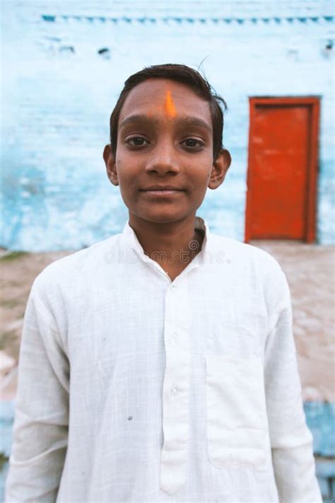 Simple Indian Village Boy stock photo. Image of charming - 5235704