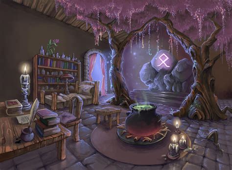 A Wizard's Living Room by kiichigo-princess on DeviantArt