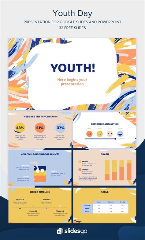 Youth Day - Free Template | Powerpoint presentation design, Powerpoint ...