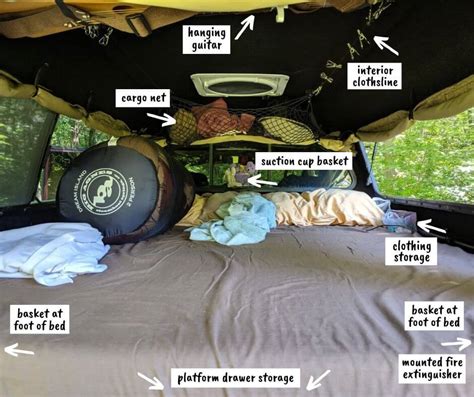 Truck Bed Camper Interior: Organization and Space-Saving Storage Ideas ...