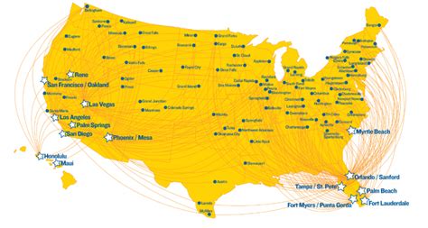 Allegiant Route Map | World Map 07