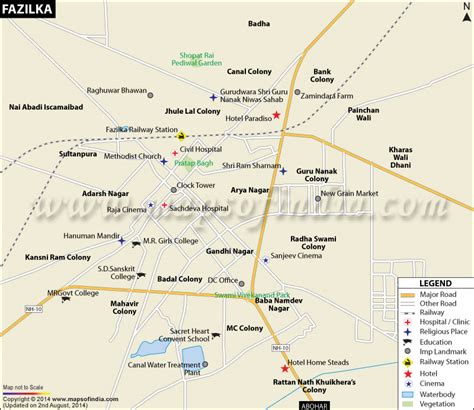 Fazilka City Map