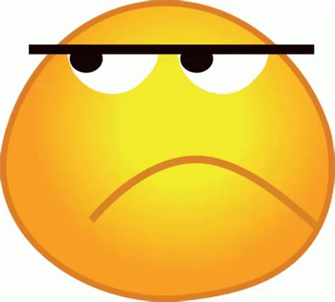 Grumpy Face Bbm Dp GIF – Emoji Frown Grumpy – GIFs entdecken und teilen