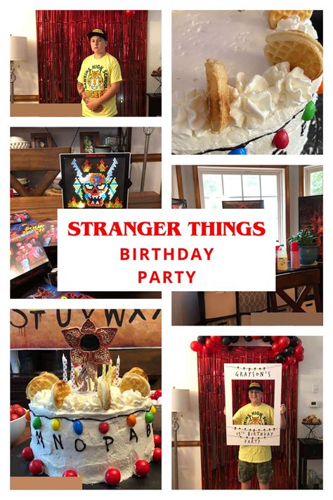 Stranger Things Birthday Party - 4 Sons 'R' Us