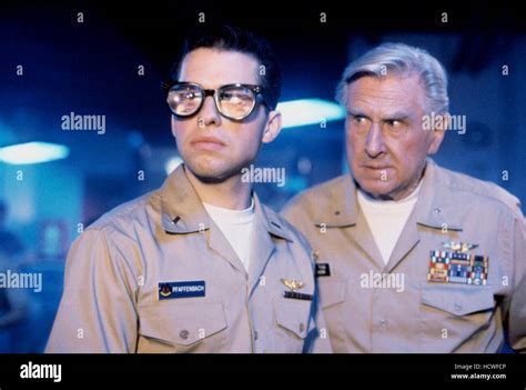 HOT SHOTS, Jon Cryer, Lloyd Bridges, 1991. TM and Copyright © 20th ...