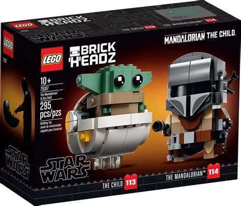 Review: LEGO 75317 The Mandalorian and Baby Yoda Brickheadz – Jay's Brick Blog