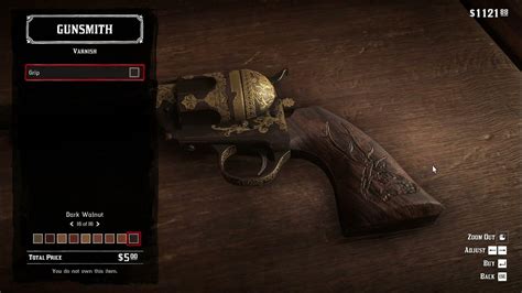 Red Dead Redemption 2 - Revolver Customization - YouTube