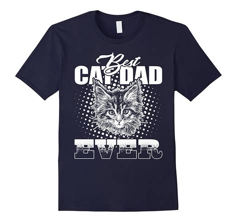 Best Cat Dad Ever – Funny Cat T shirt-TD – Teedep