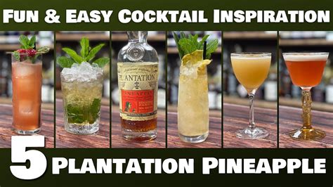 5 Easy Cocktails with Plantation Pineapple Rum