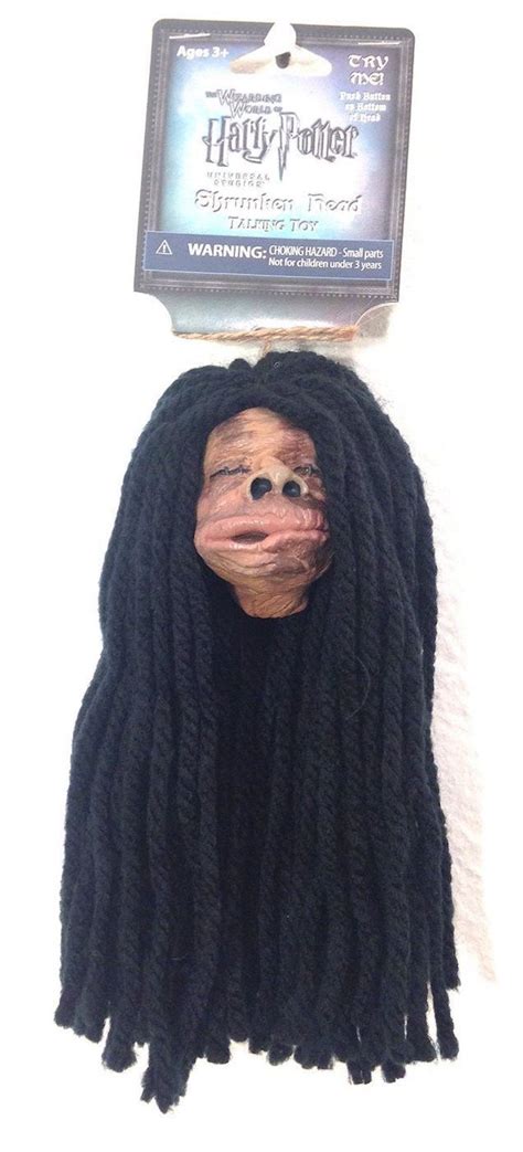 Harry Potter BNWT Harry Potter Warner Bros Shrunken Head Talking Toy ...