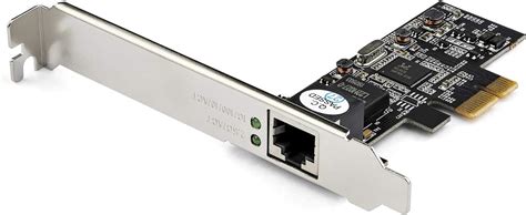 StarTech.com 1 Port PCIe Network Card - 2.5Gbps 2.5GBASE-T PCIe Network Card x1 PCIe - PCI ...