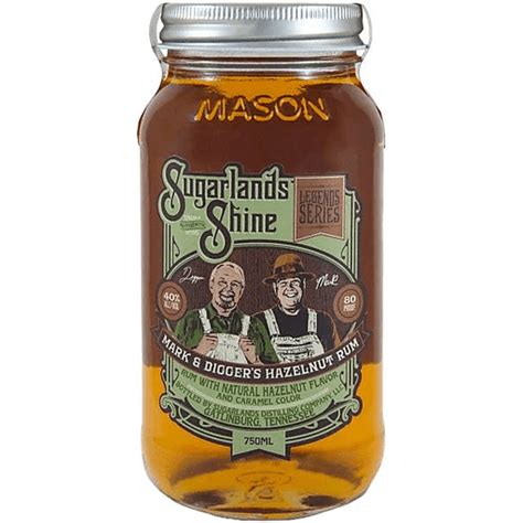 Sugarlands Shine Rum, Hazelnut, Mark And Digger's 750 Ml | Flavored ...