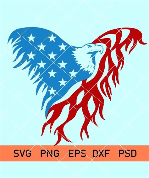 American Eagle SVG | USA Eagle Svg | Eagle Flag Svg | Eagle USA Svg ...