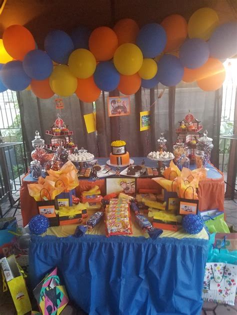 Naruto cake and set up for Naruto themed birthday party | Naruto birthday, Birthday party themes ...