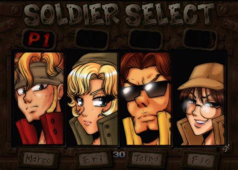 Metal Slug Character Select