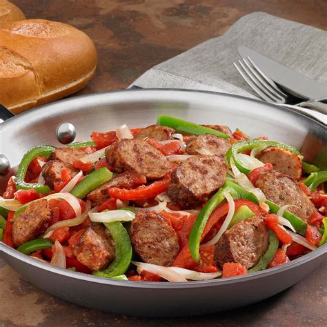 Johnsonville Italian Sausage, Onions & Peppers Skillet Recipe: How to ...