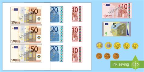 Euro Money Cut-Outs (teacher made)