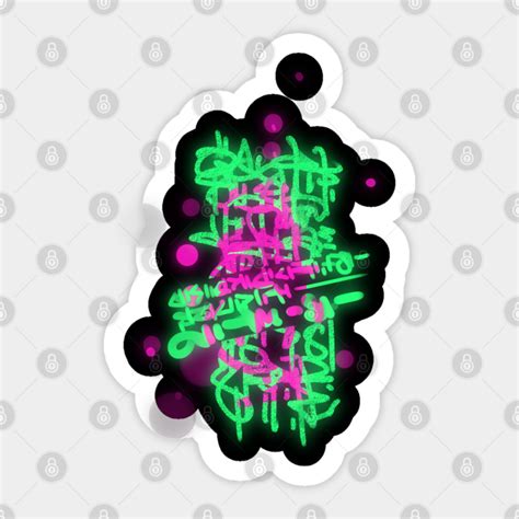 NEON GRAFFITI - Graffiti - Sticker | TeePublic