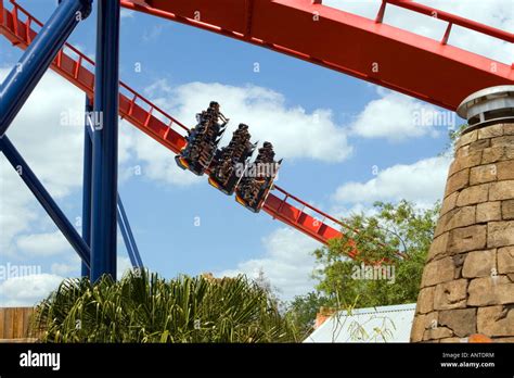 Sheikra Roller Coaster Stock Photo - Alamy