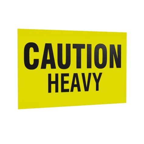 Buy Kenco 3" X 5" Caution Heavy Fluorescent Shipping Label Stickers for Shipping and Packing ...