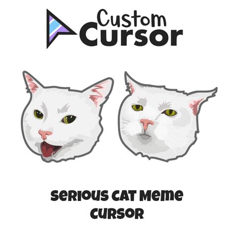 Serious Cat Meme cursor – Custom Cursor