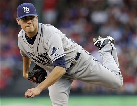 Rookie pitcher Matt Moore paces Tampa Bay Rays to 9-0 win over Texas Rangers in playoff opener ...