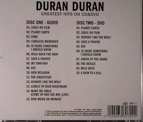 DURAN DURAN Greatest Hits vinyl at Juno Records.