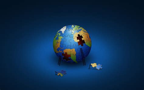 3D Earth puzzle | BEAUTIFUL DECENT WALLPAPERS